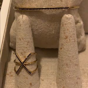 Stella And Dot Bracelet / Ring Set